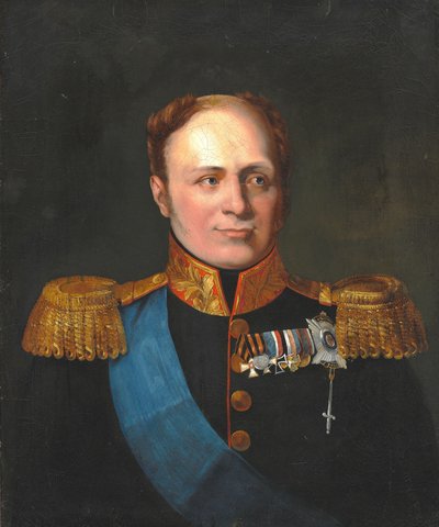 Portrait du tsar Alexandre Ier de Russie - Manner of George Dawe